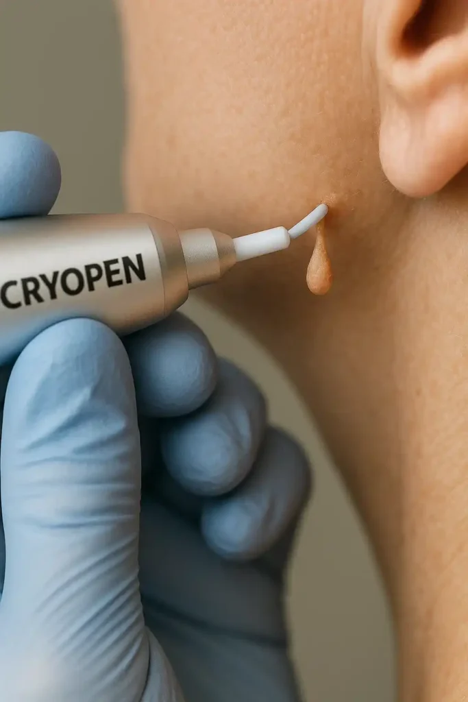 Cryopen for skin tags removal Cannock speak to our team today!