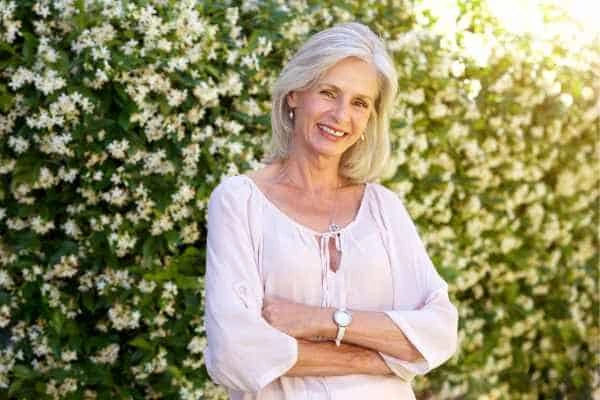 Older woman happy with urinary incontinence treatment Cannock