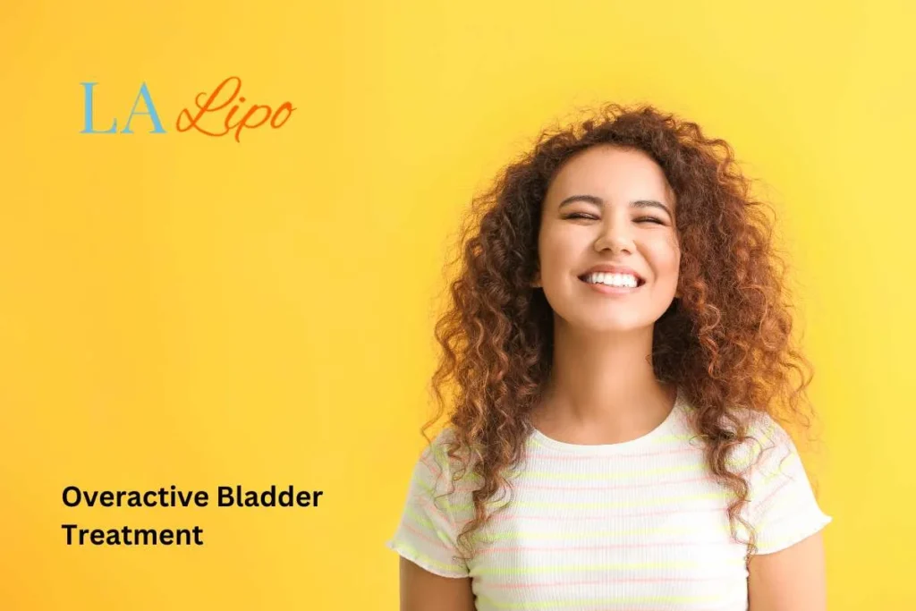 woman smiling about overactive bladder treatment Cannock solutions