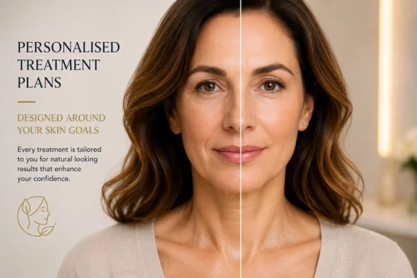 Before and after results of Collagen Lift Therapy Cannock